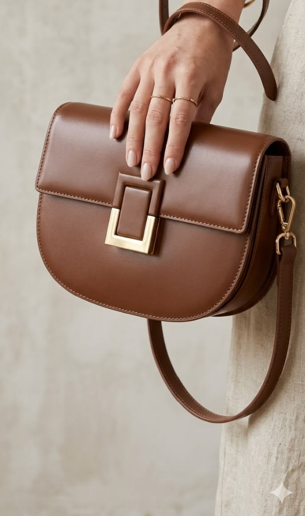 Classic Leather Shoulder Bag