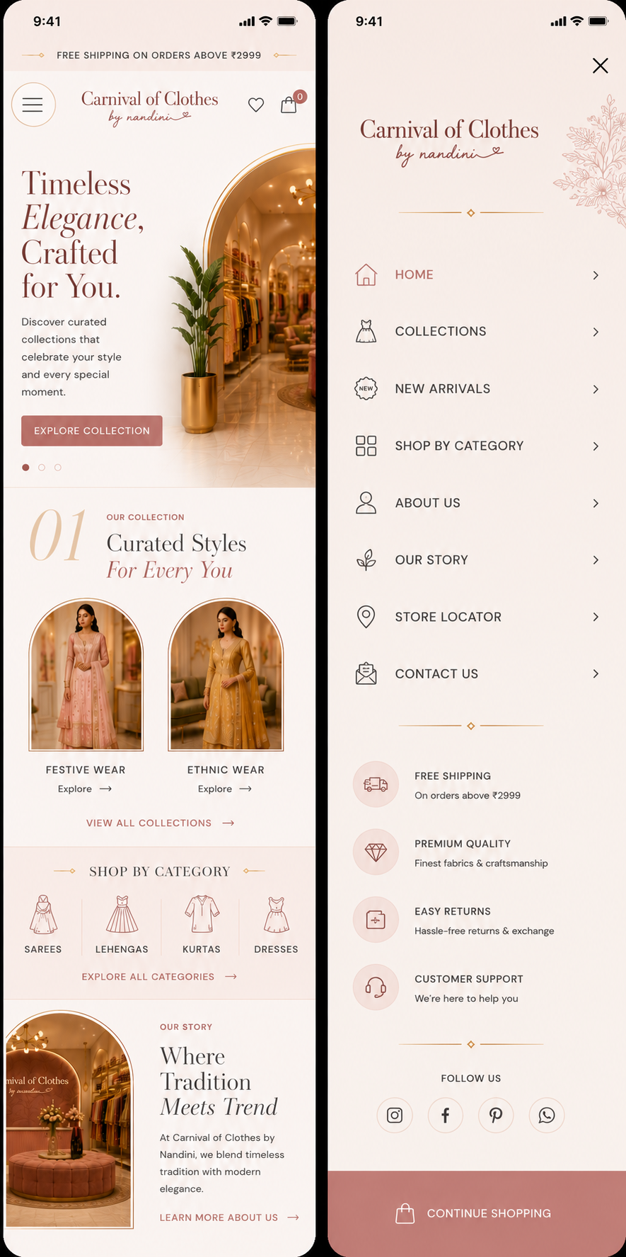 Our welcoming store